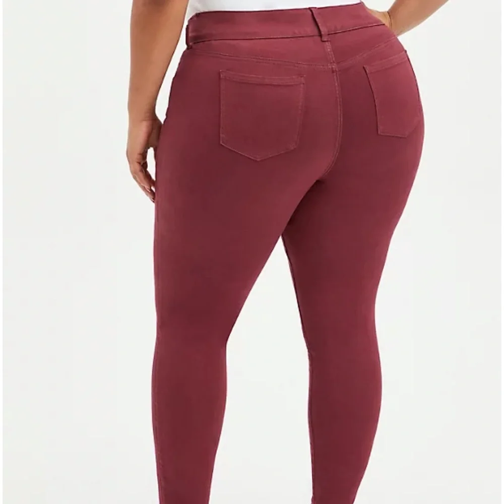 Super Soft Dark Red Jegging - Picture 4 of 6